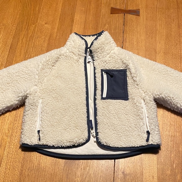 Crew cuts kids fleece Sherpa jacket by Jcrew